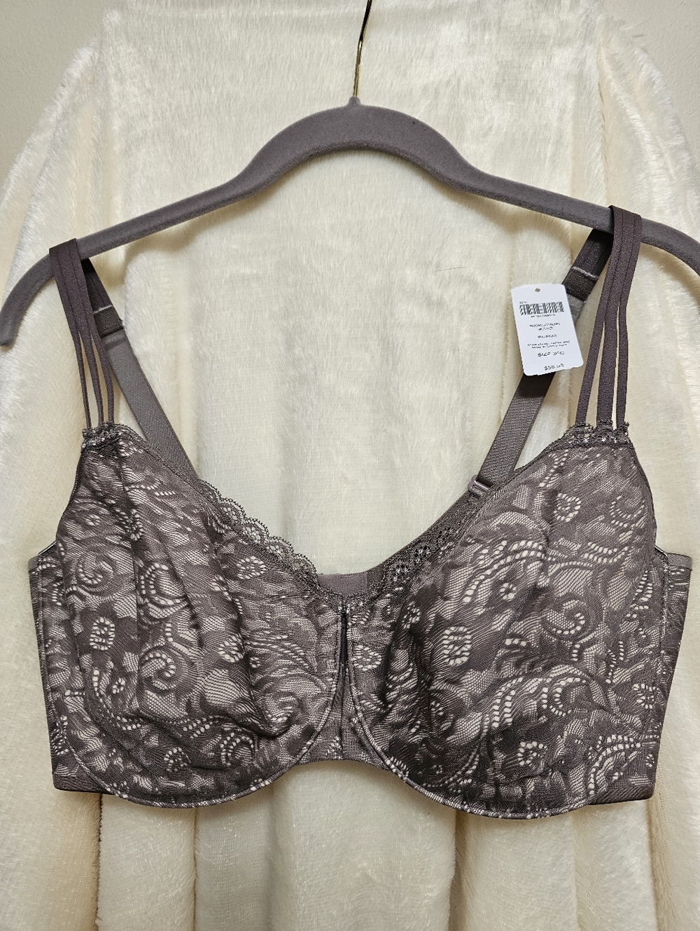 Soma Intimates Enticing Lift Unlined Balconette Bra Shapewear Mochaccino 36G NWT